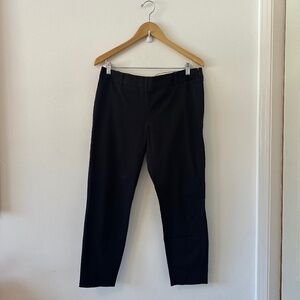 J. Crew City Fit Navy Blue Flat Front Trousers | Size 12